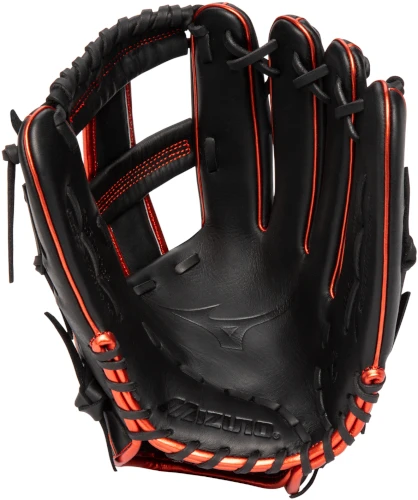 12.5 Inch Mizuno MVP Prime SE GMVP1250PSES8-Black/Red Adult Slowpitch Softball Glove - Image 2