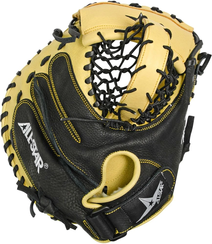 35 Inch All-Star The Keyhole Adult Baseball Training Catcher's Mitt CM4000TM