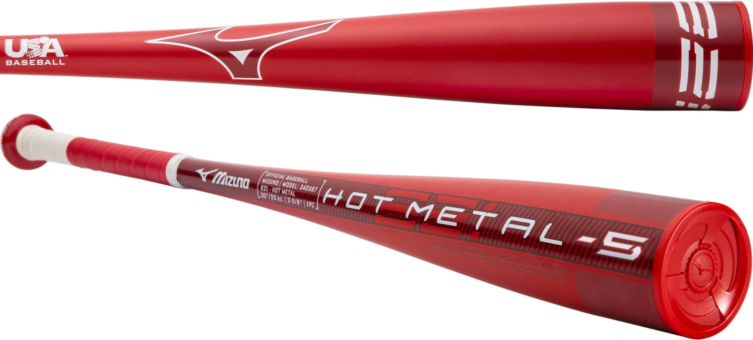 2021 Mizuno B21 Hot Metal USA Baseball Bat (-5oz) 340567
