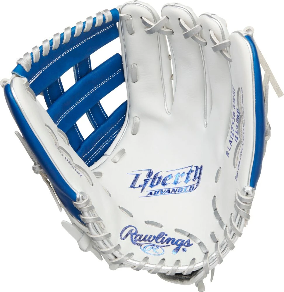 12.75 Inch Rawlings Liberty Advanced Color Series 4.0 Women's Fastpitch Softball Outfield Glove RLA1275SB-6WRP - Image 2
