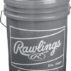 Rawlings R100-UP Ultimate Practice Combo R100-UP1BUCK24 Raised Seam High School Practice Baseball W/ Bucket