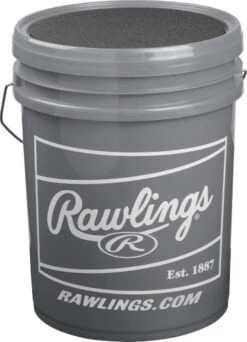 Rawlings R100-UP Ultimate Practice Combo R100-UP1BUCK24 Raised Seam High School Practice Baseball W/ Bucket