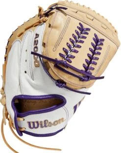 34 Inch Wilson A2000 Aubree Munro Game Model Fastpitch Softball Catcher Mitt WBW10101834